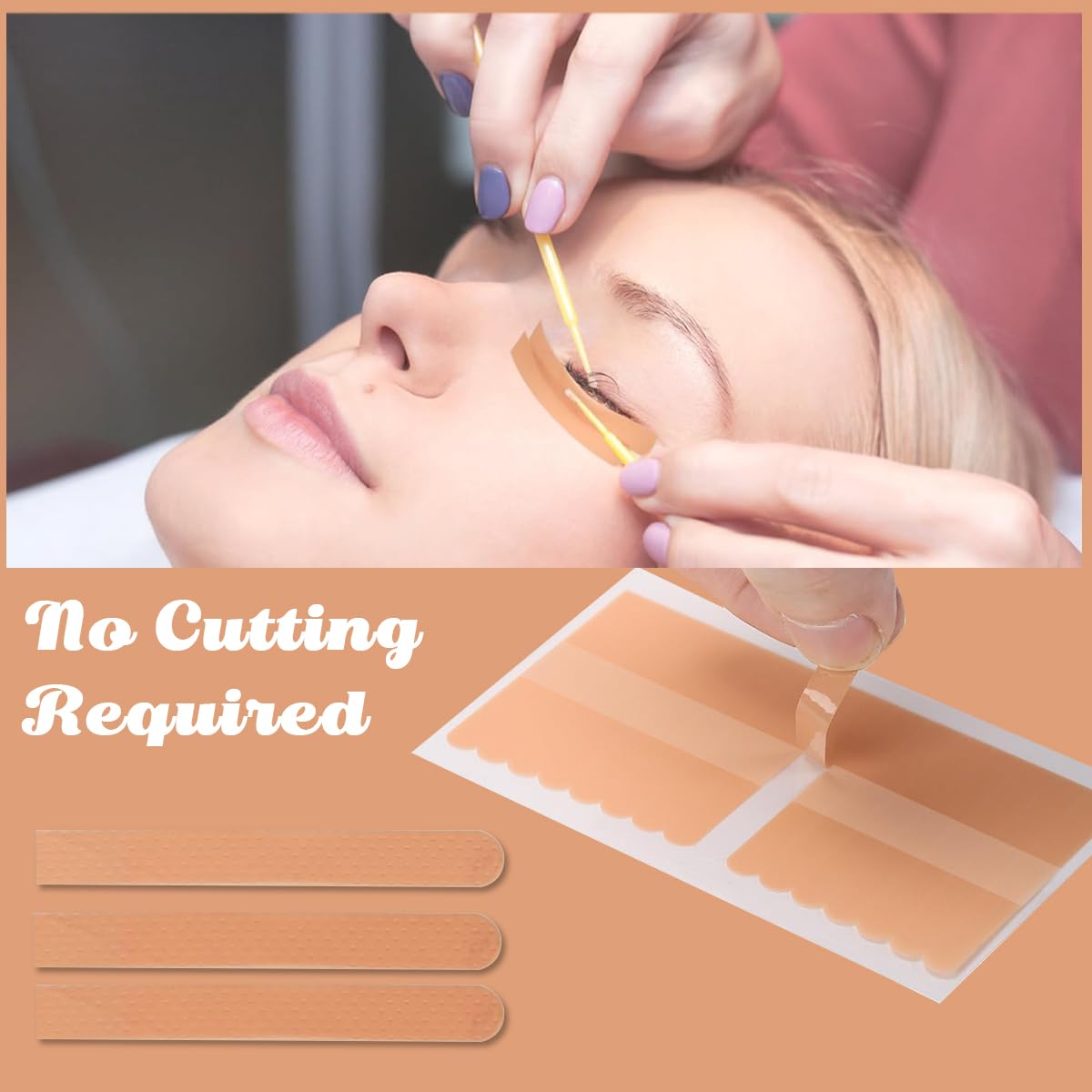 MAYCREATE 320pcs Eyelash Extension Tape False Eyelashes Adhesives Under Eye Lash Tape Breathable Non-woven Eyelid Lifting Micropore Medical Tape for Individual Eyelash Extensions MAYCREATE 320pcs Eyelash Extension Tape False Eyelashes Adhesives Under Eye Lash Tape Breathable Non-woven Eyelid Lifting Micropore Medical Tape for Individual Eyelash Extensions